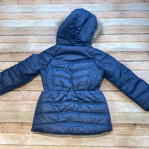 Tommy Hilfiger Long Chevron Hooded Puffer Jacket NWT - Picture 5 of 5